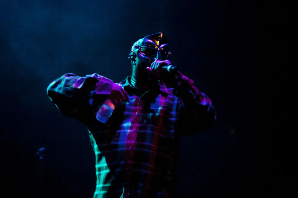 MF DOOM performing at the Roundhouse, London